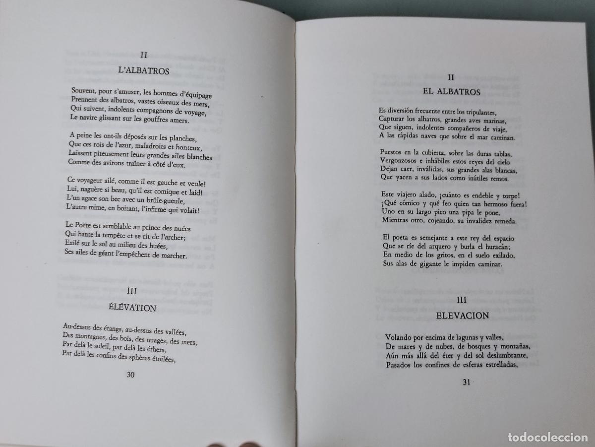 Libros: LAS FLORES DEL MAL - LES FLEURS DU MAL - BAUDELAIRE - Foto 3