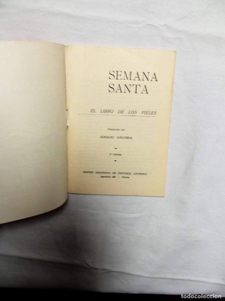 Libros: SEMANA SANTA EL LIBRO DE LOS FIELES - Foto 2