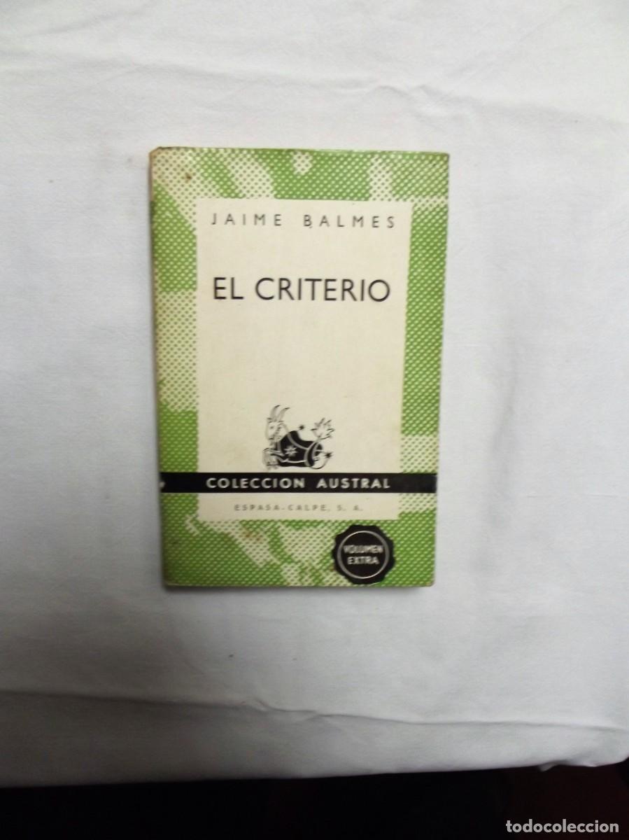 Libros: EL CRITERIO POR JAIME BALMES - Foto 1