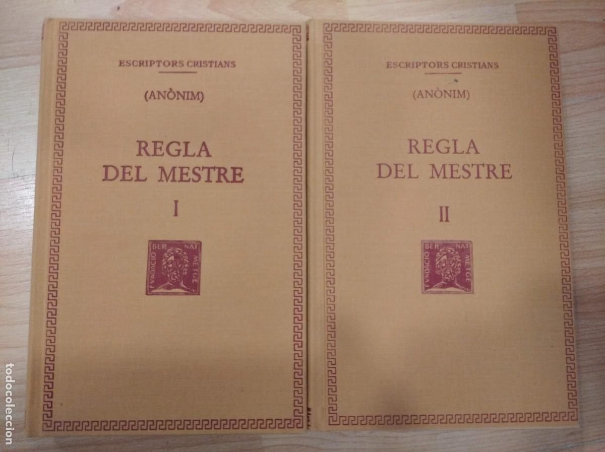 Libros: Regla del mestre. An&ograve;nim. Bernat Metge - Foto 1
