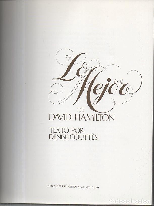 Libros: LO MEJOR DE DAVID HAMILTON. - COUTTES, Denise. - Foto 1