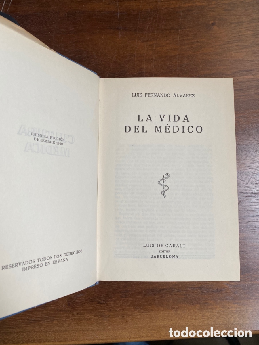Libros: La vida del m&eacute;dico - &rdquo;&Aacute;lvarez,Luis Fernando&rdquo; - Foto 2