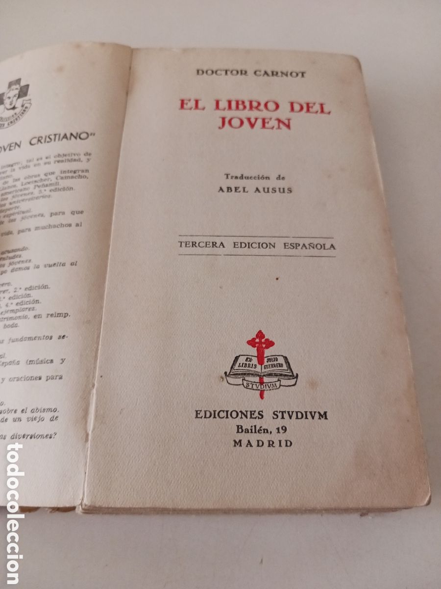 Libros: El libro del joven Doctor Carnot 1961 - Foto 2