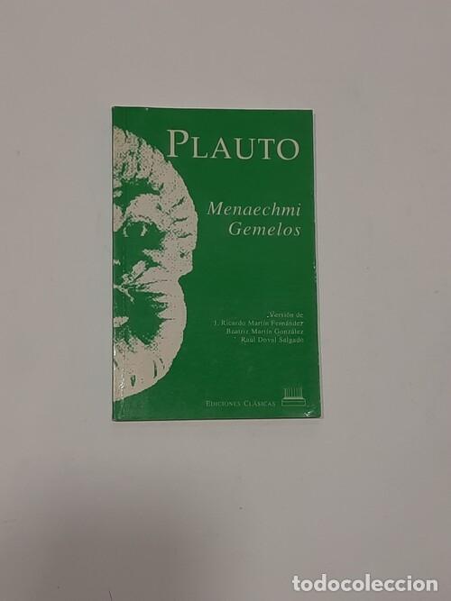 Libros: PLAUTO. - Menaechmi. Gemelos. - Foto 1