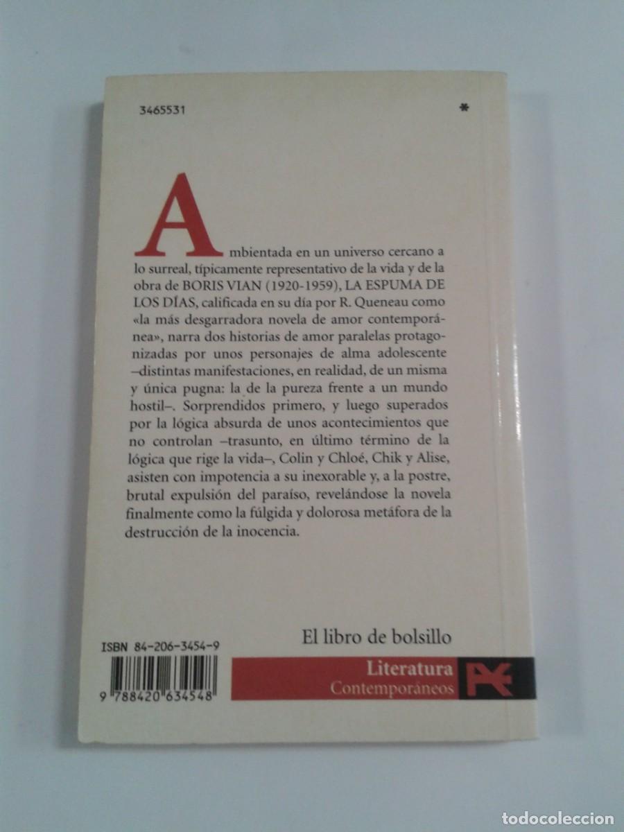 Libros: LA ESPUMA DE LOS DIAS. BORIS VIAN. - Foto 2