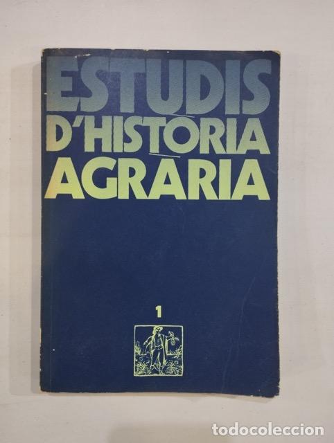 Libros: Estudis dhist&ograve;ria agr&agrave;ria 1 - Foto 1