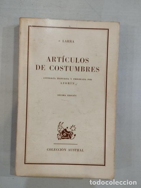 Libros: Larra - Art&iacute;culos de costumbres - Foto 1