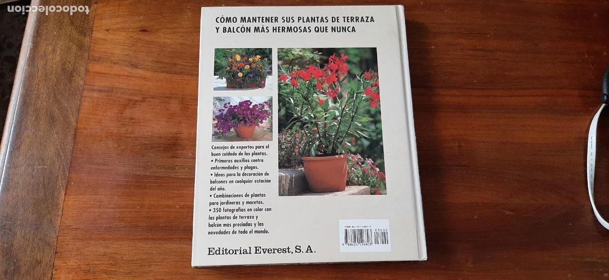 Libros: EL GRAN LIBRO DE PLANTAS DE TERRAZA Y BALCON. EVEREST. HALINA HEITZ - Foto 2