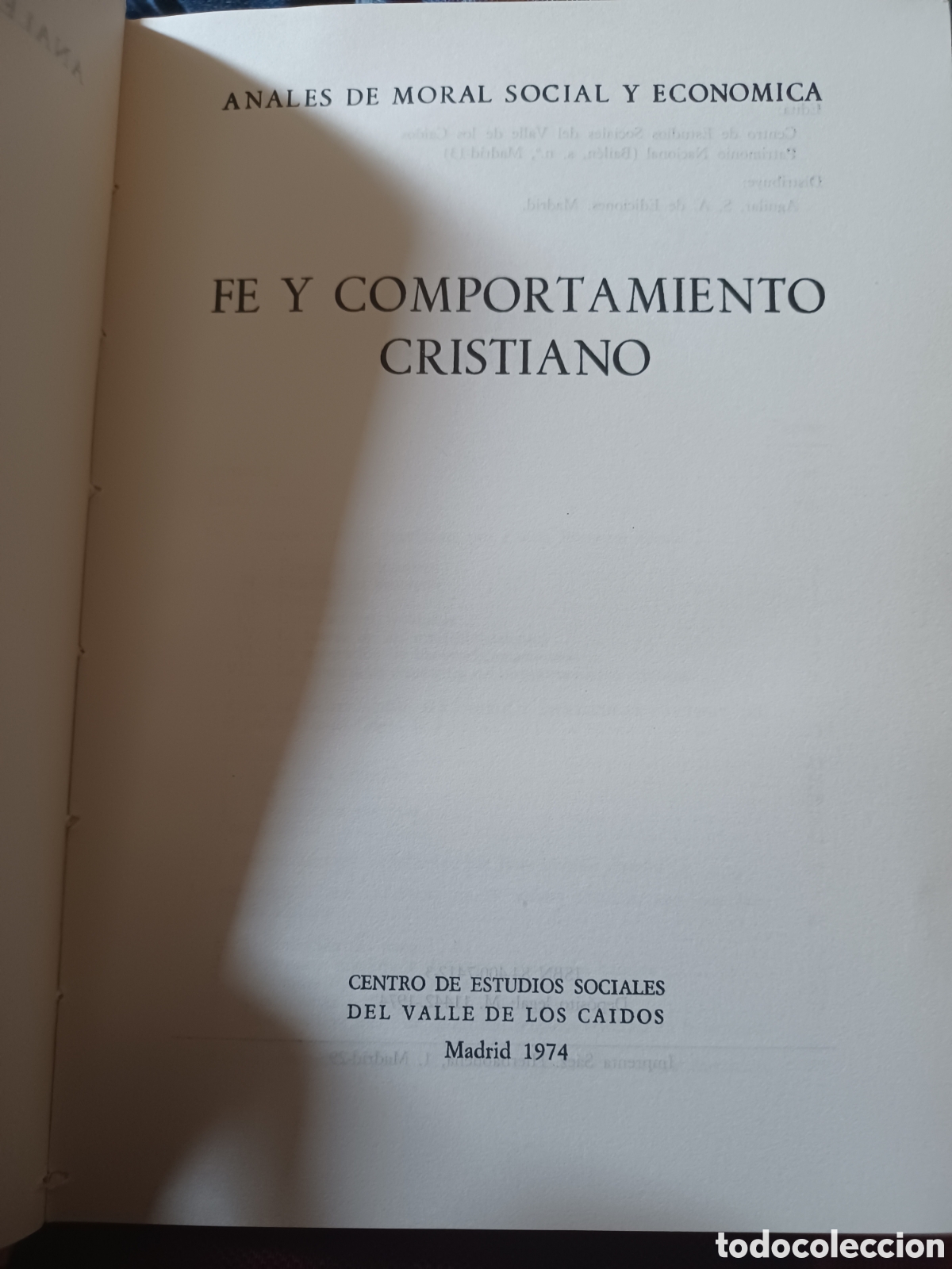 Libros: Barybook 310. . F&eacute; y comportamiento cristiano Valle de los Ca&iacute;dos - Foto 4