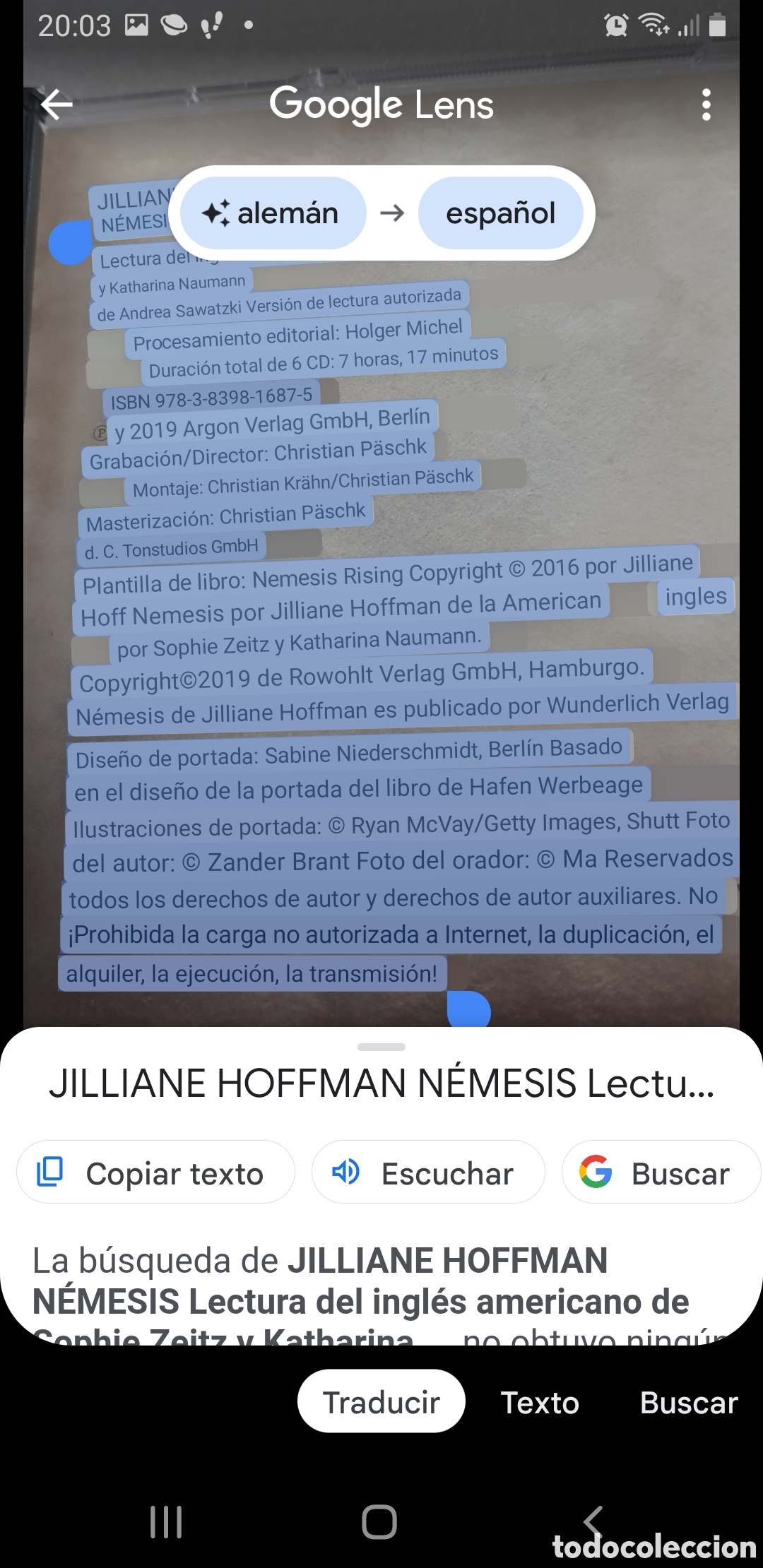 Libros: Audio libro N&eacute;mesis en alem&aacute;n - Foto 7