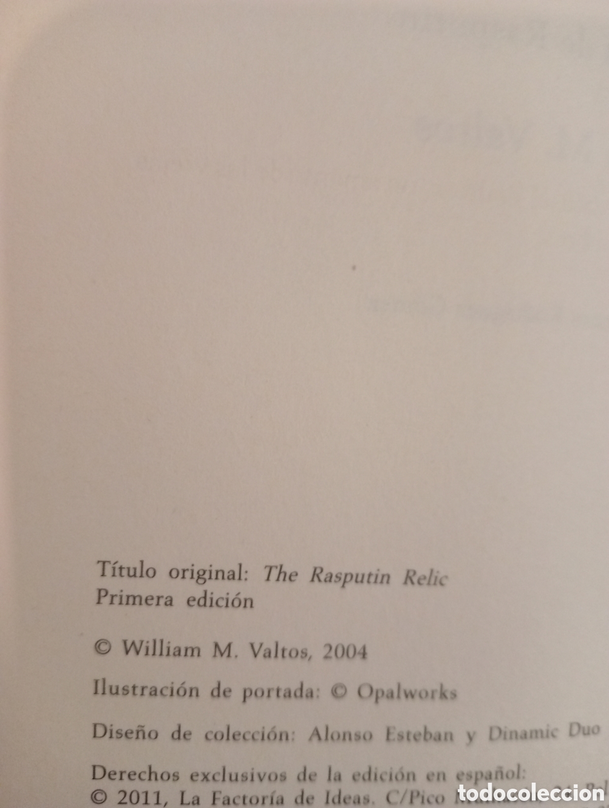 Libros: La reliquia de rasputin PRIMERA EDICI&Oacute;N - Foto 4
