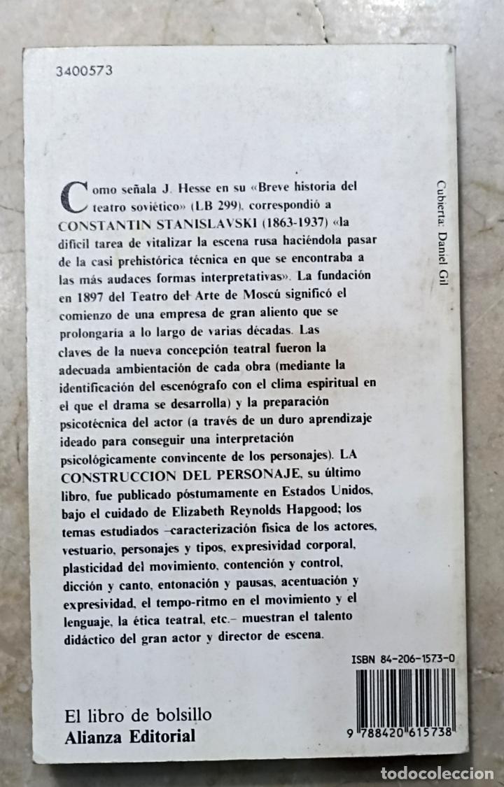 Libros: LA CONSTRUCCI&Oacute;N DEL PERSONAJE - CONSTANTIN STANISLAVSKI - Foto 2