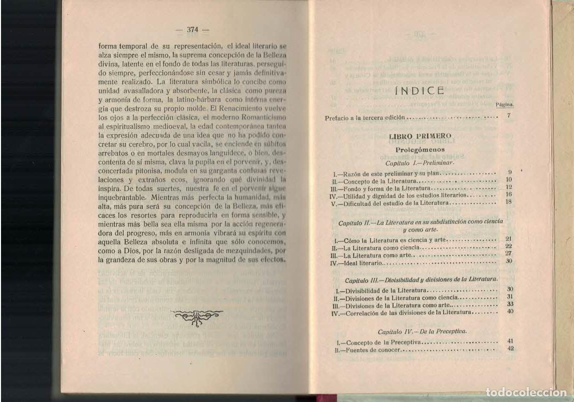 Libros: DOCTRINAL DE PRECEPTIVA LITERARIA. - M&eacute;ndez Bejarano. Mario, - Foto 2