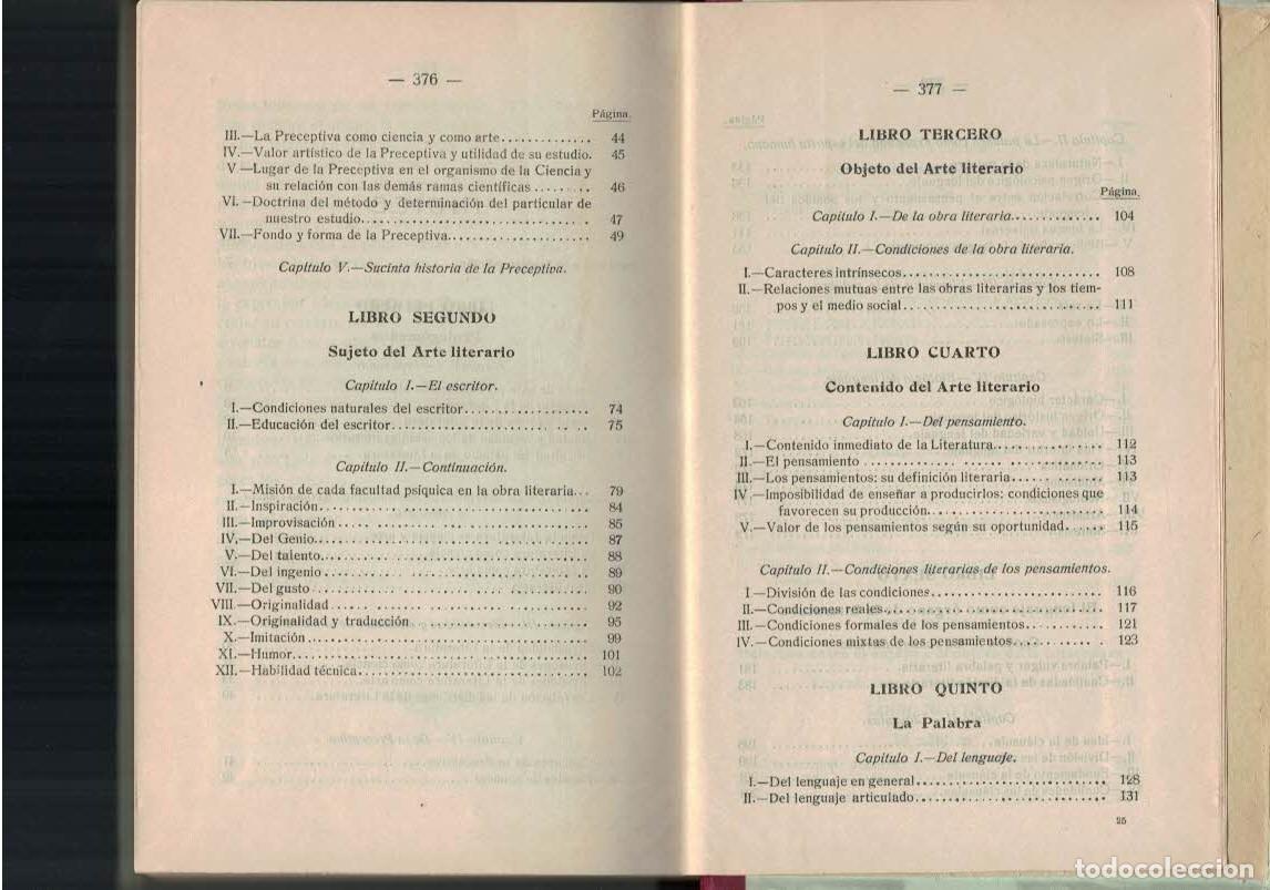 Libros: DOCTRINAL DE PRECEPTIVA LITERARIA. - M&eacute;ndez Bejarano. Mario, - Foto 3