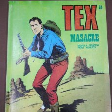 Libros: TEX Nº 24, MASACRE, EDICIONES BURU LAN 1971