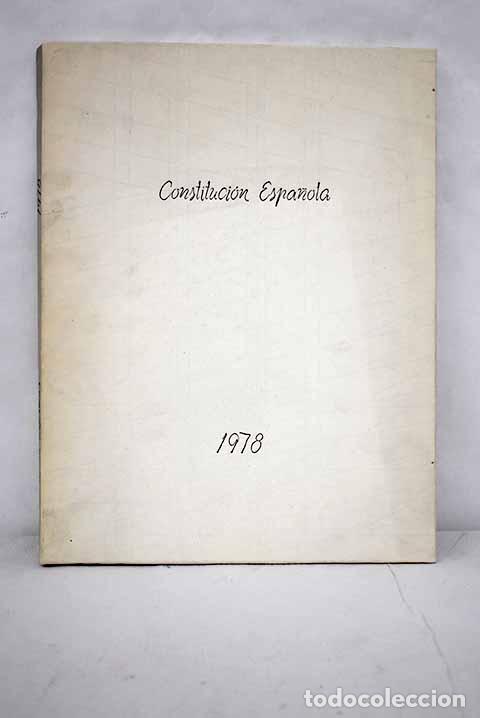 Libros: Constituci&oacute;n espa&ntilde;ola - Foto 1