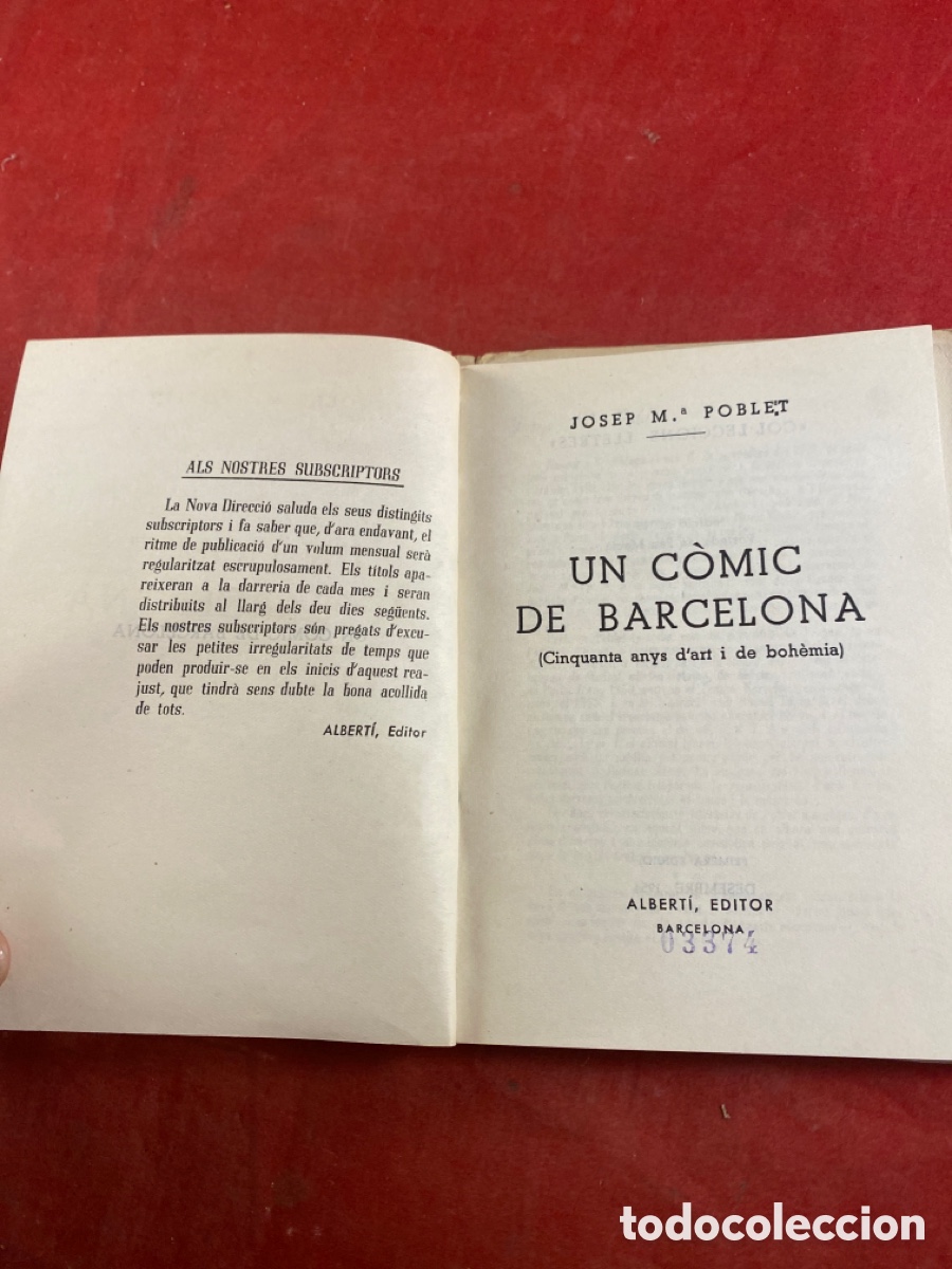 Libros: UN COMIC DE BARCELONA - Foto 2