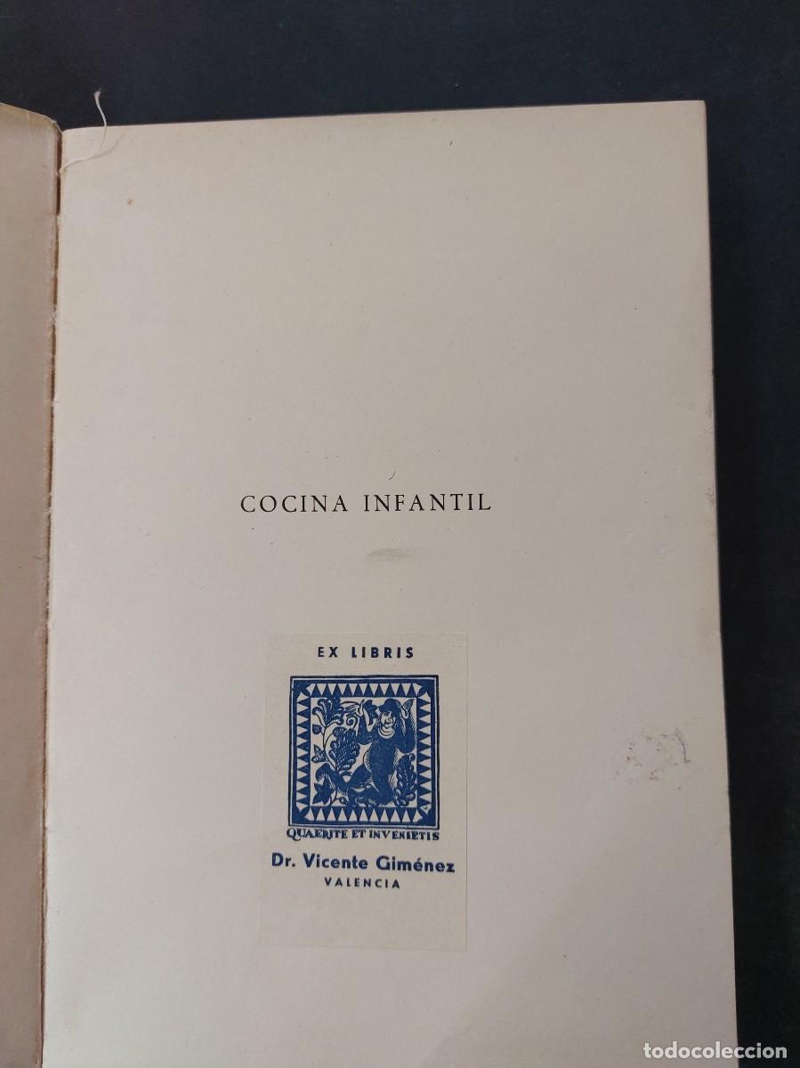 Libros: Cocina infantil- A.Ruiz Santamaria- 1944 - Foto 3