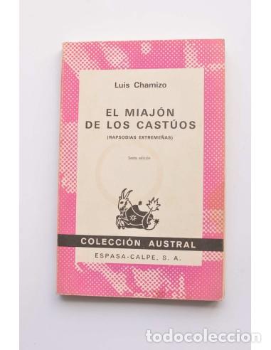 Libros: El miaj&oacute;n de los cast&uacute;os (rapsodias extreme&ntilde;as) - CHAMIZO, Luis - Foto 1