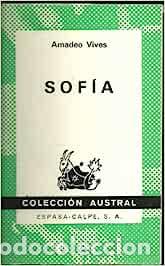 Libros: Sofia - Vives, Amadeo - Foto 1
