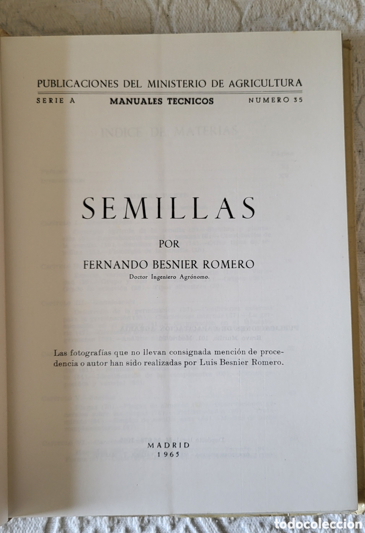 Libros: Semillas/Fernando Besnier Romero - Foto 2