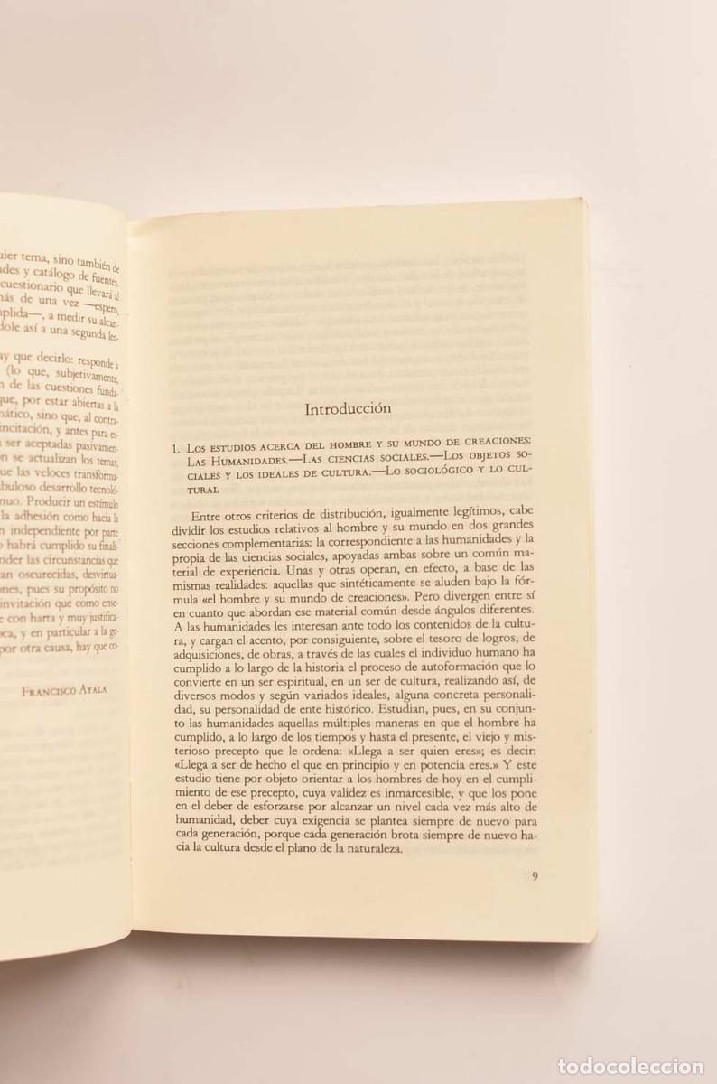 Libros: Introducci&oacute;n a las ciencias sociales - AYALA, Francisco - Foto 3