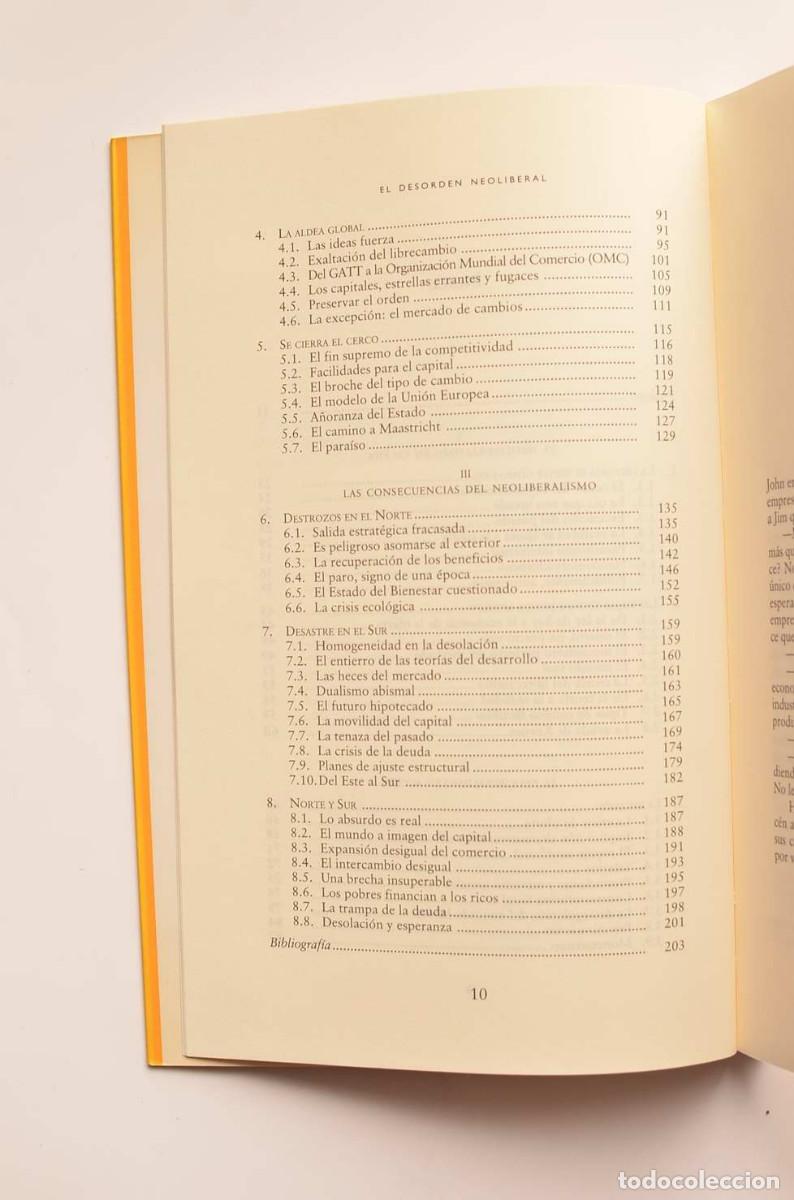Libros: El desorden neoliberal - MONTES, Pedro - Foto 4