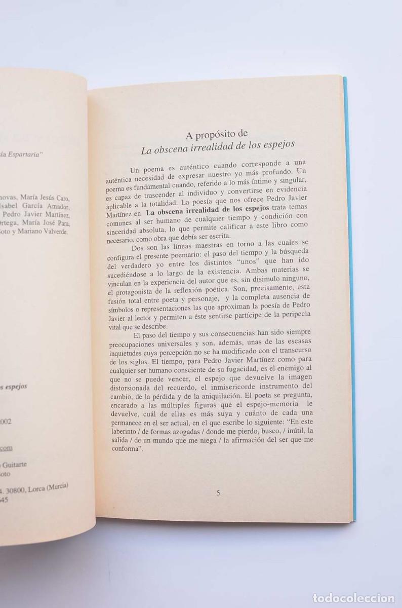 Libros: La obscena irrealidad de los espejos - Foto 3