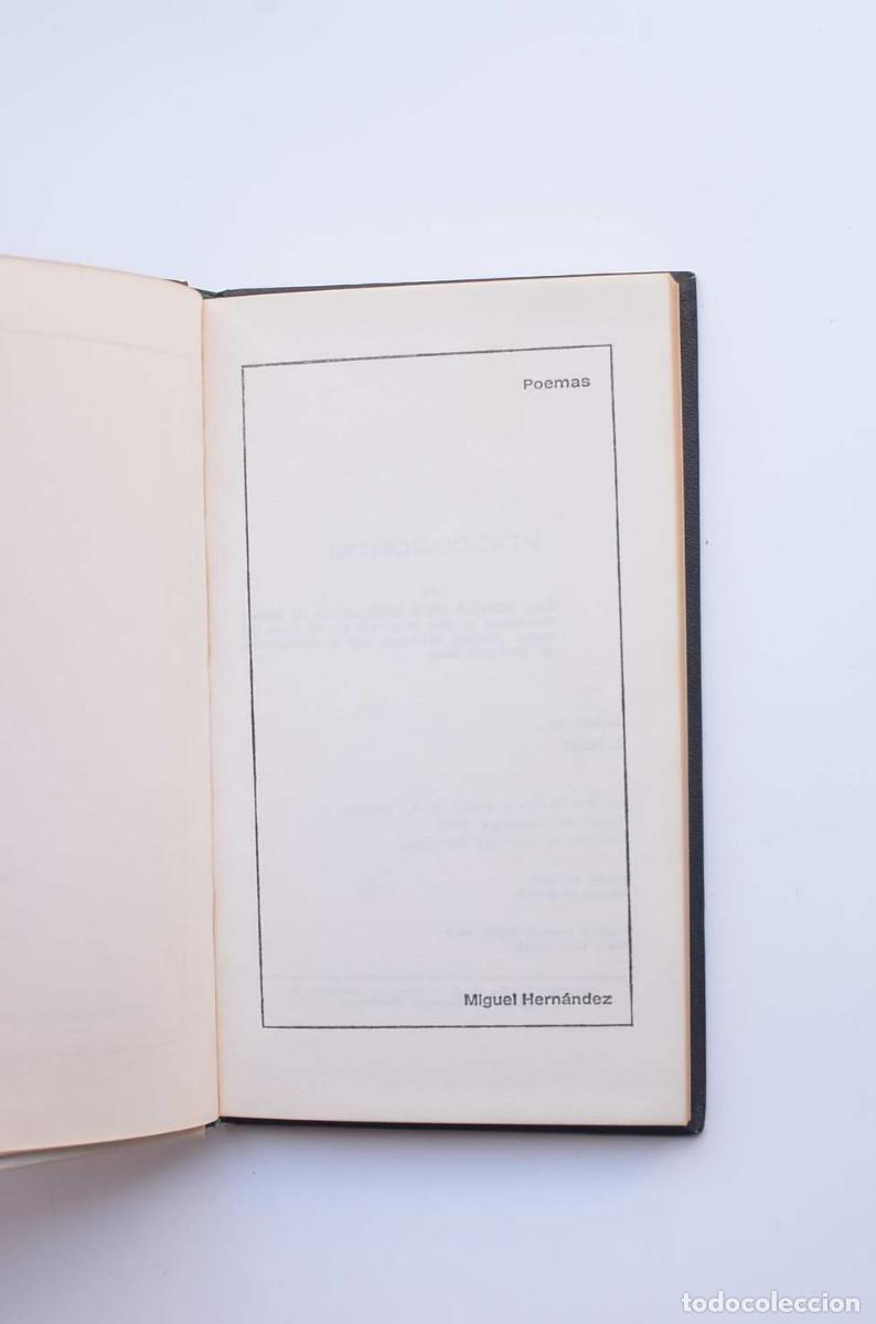 Libros: Miguel Hern&aacute;ndez. Poemas - HERN&Aacute;NDEZ, Miguel - Foto 2