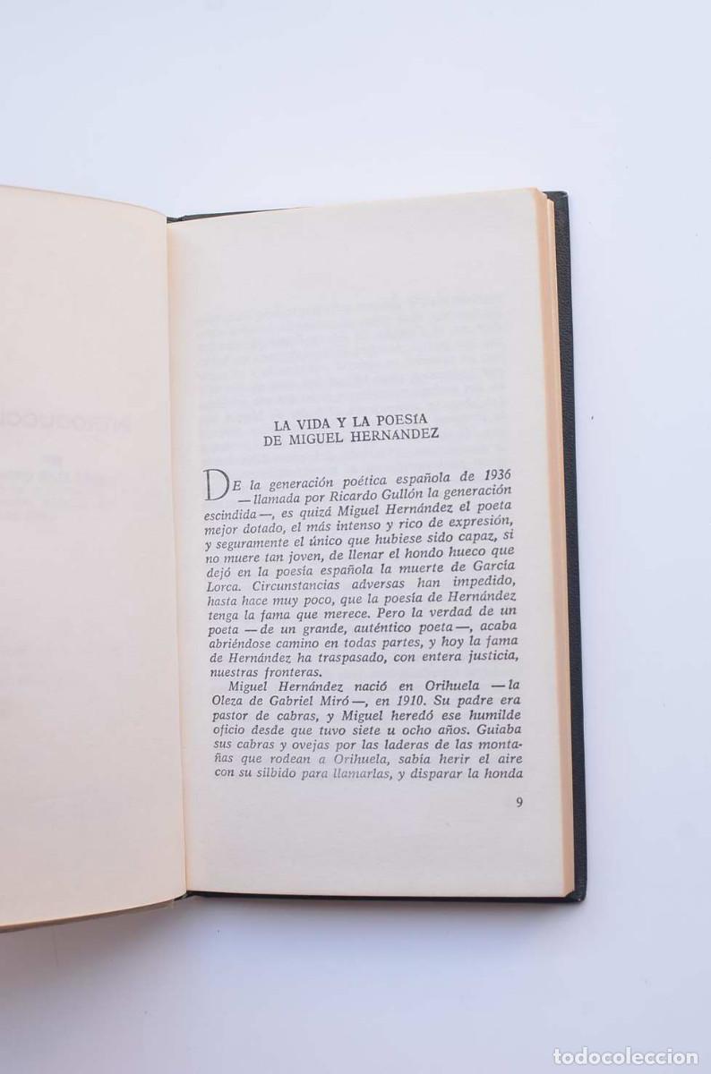 Libros: Miguel Hern&aacute;ndez. Poemas - HERN&Aacute;NDEZ, Miguel - Foto 3