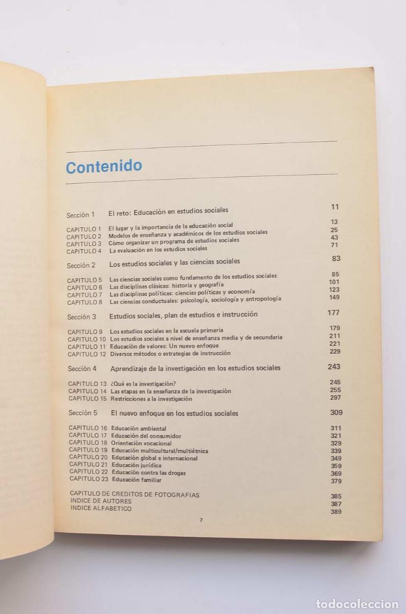 Libros: Ciencias Sociales. Programa actualizado de ense&ntilde;anza - GROSS, Richard E. et al. - Foto 3