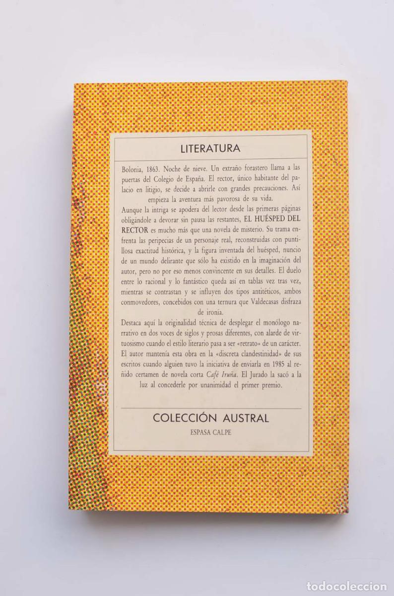 Libros: El hu&eacute;sped del rector - CARG&Iacute;A VALDECASAS, J. Guillermo - Foto 3