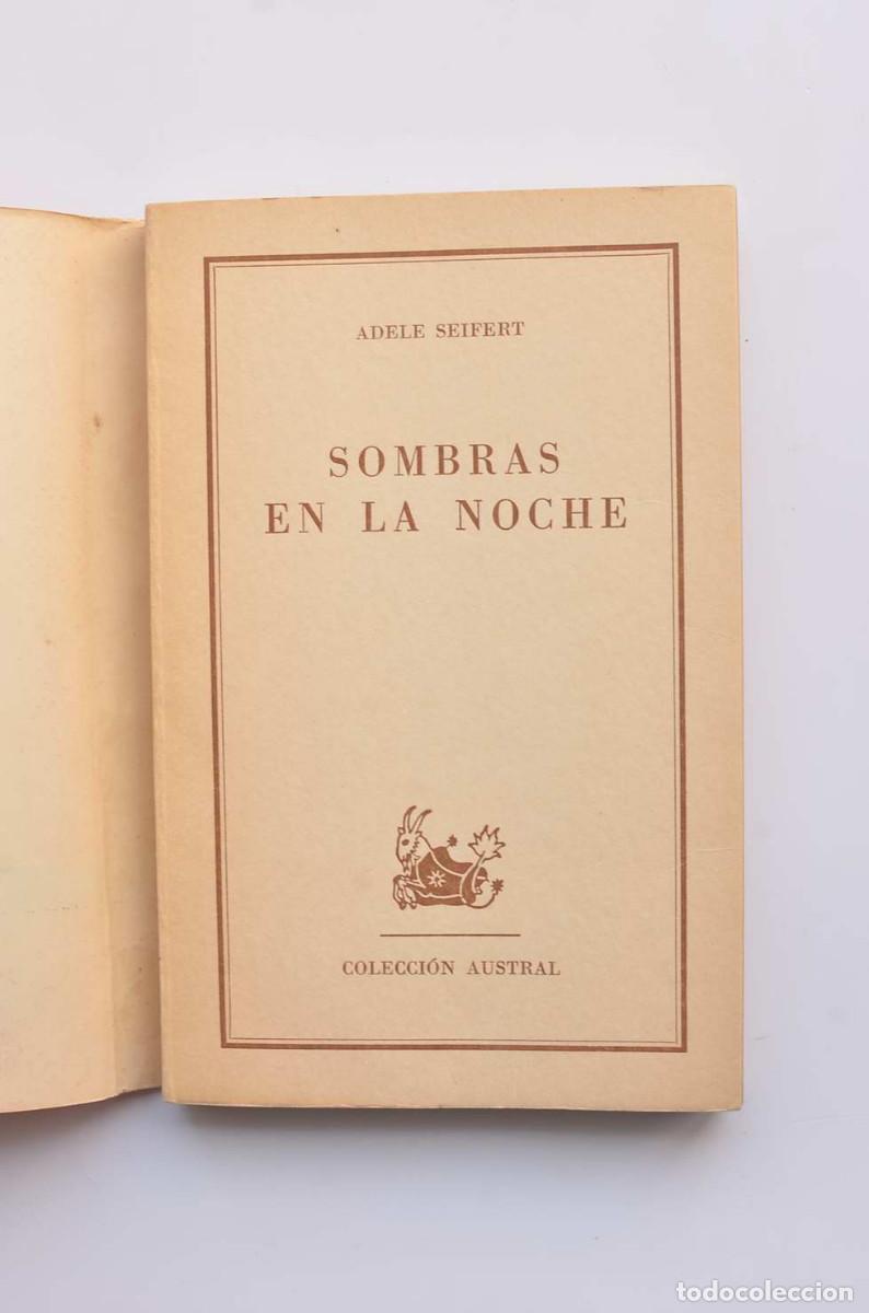 Libros: Sombras en la noche - SEIGERT, Adele - Foto 2