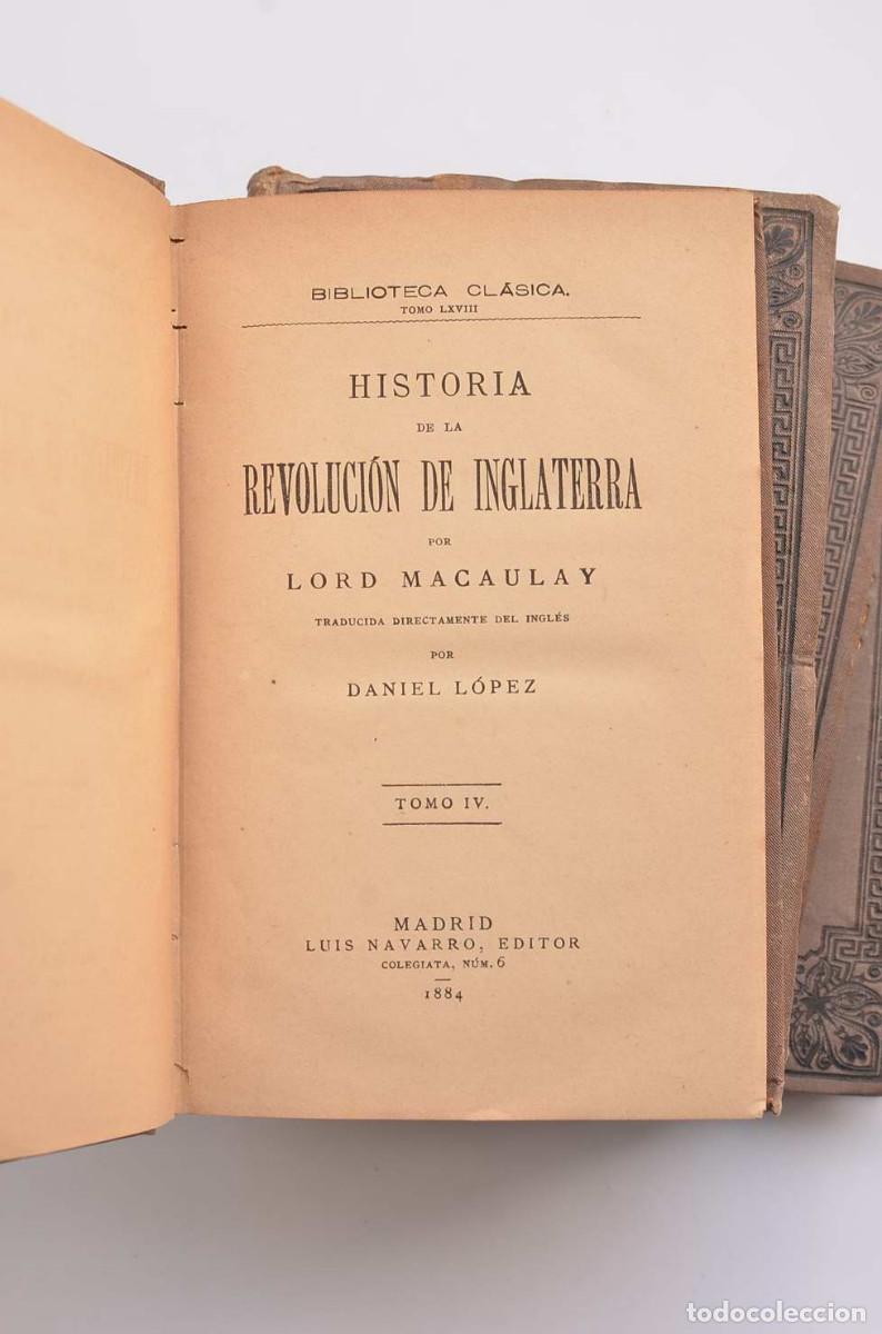 Libros: Historia de la Revoluci&oacute;n de Inglaterra - MACAULAY, Lord - Foto 12