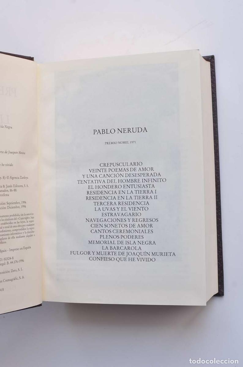 Libros: Pablo Neruda. Obras - NERUDA, Pablo - Foto 4