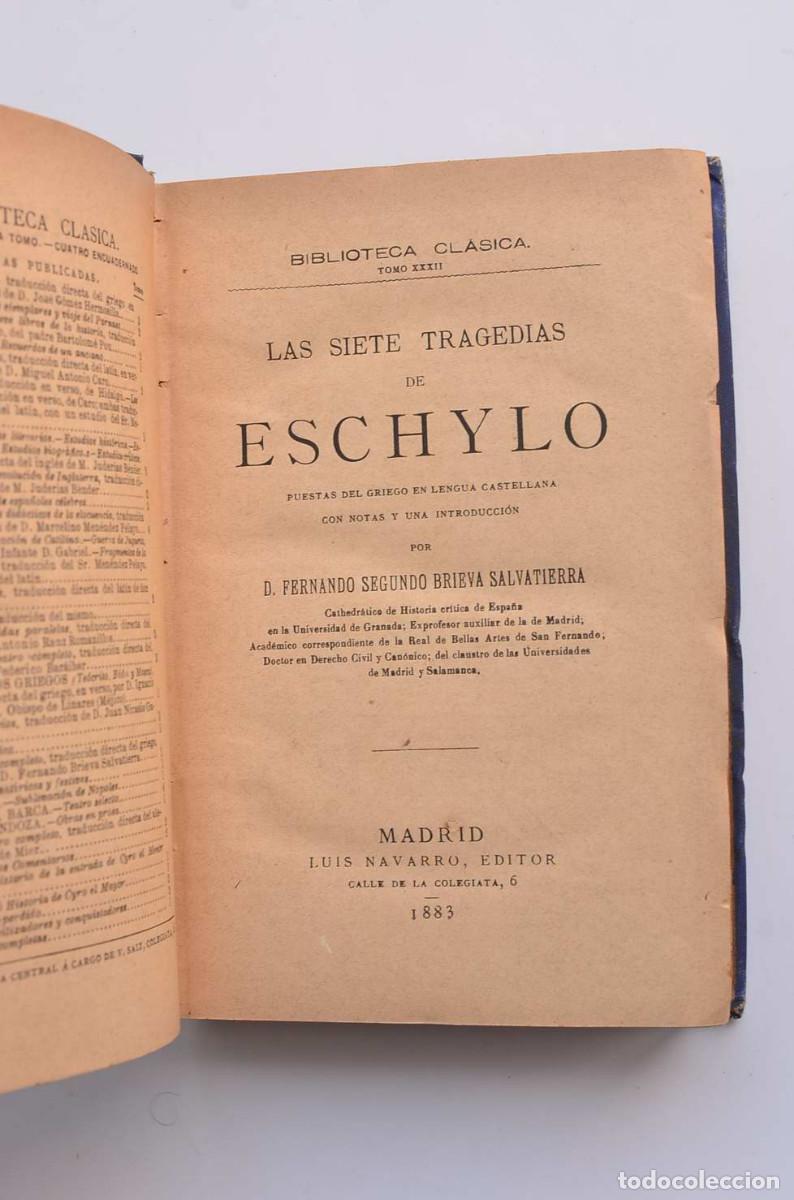 Libros: Las siete tragedias de Eschylo - HURTADO DE MENDOZA, Diego - Foto 3