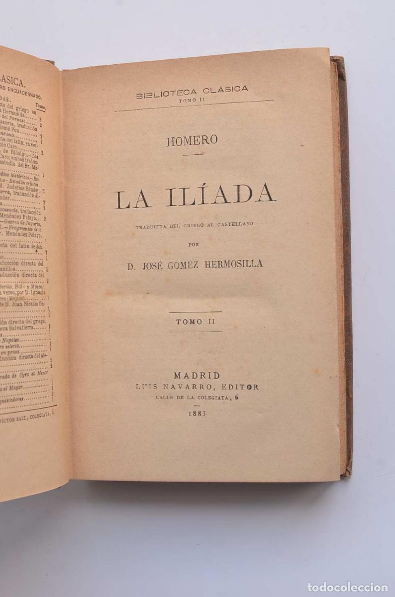 Libros: La Il&iacute;ada. Tomo II - HOMERO - Foto 3