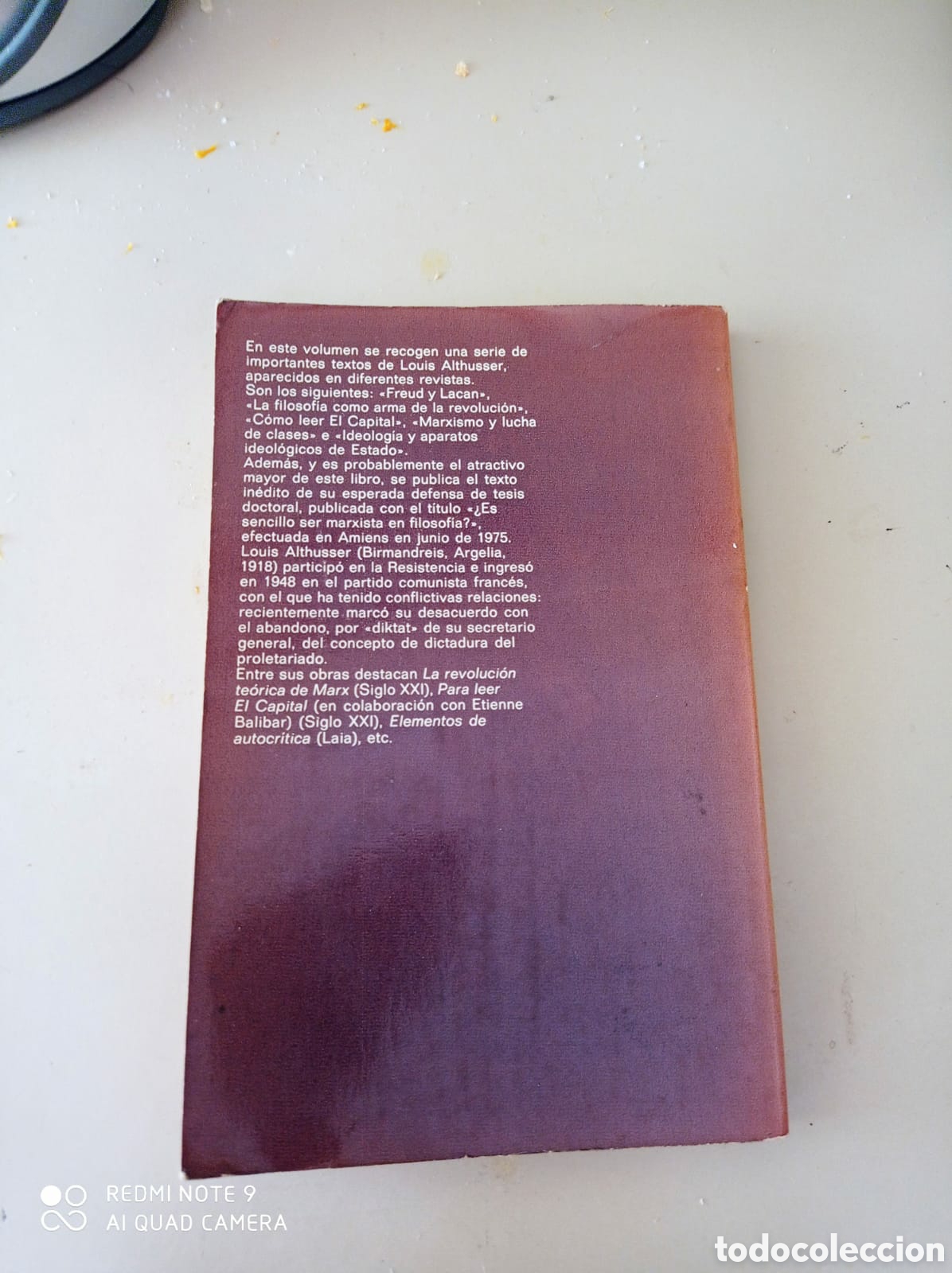 Libros: Posiciones 8 elementos cr&iacute;ticos. Louis Althusser. Editorial Anagrama. - Foto 2