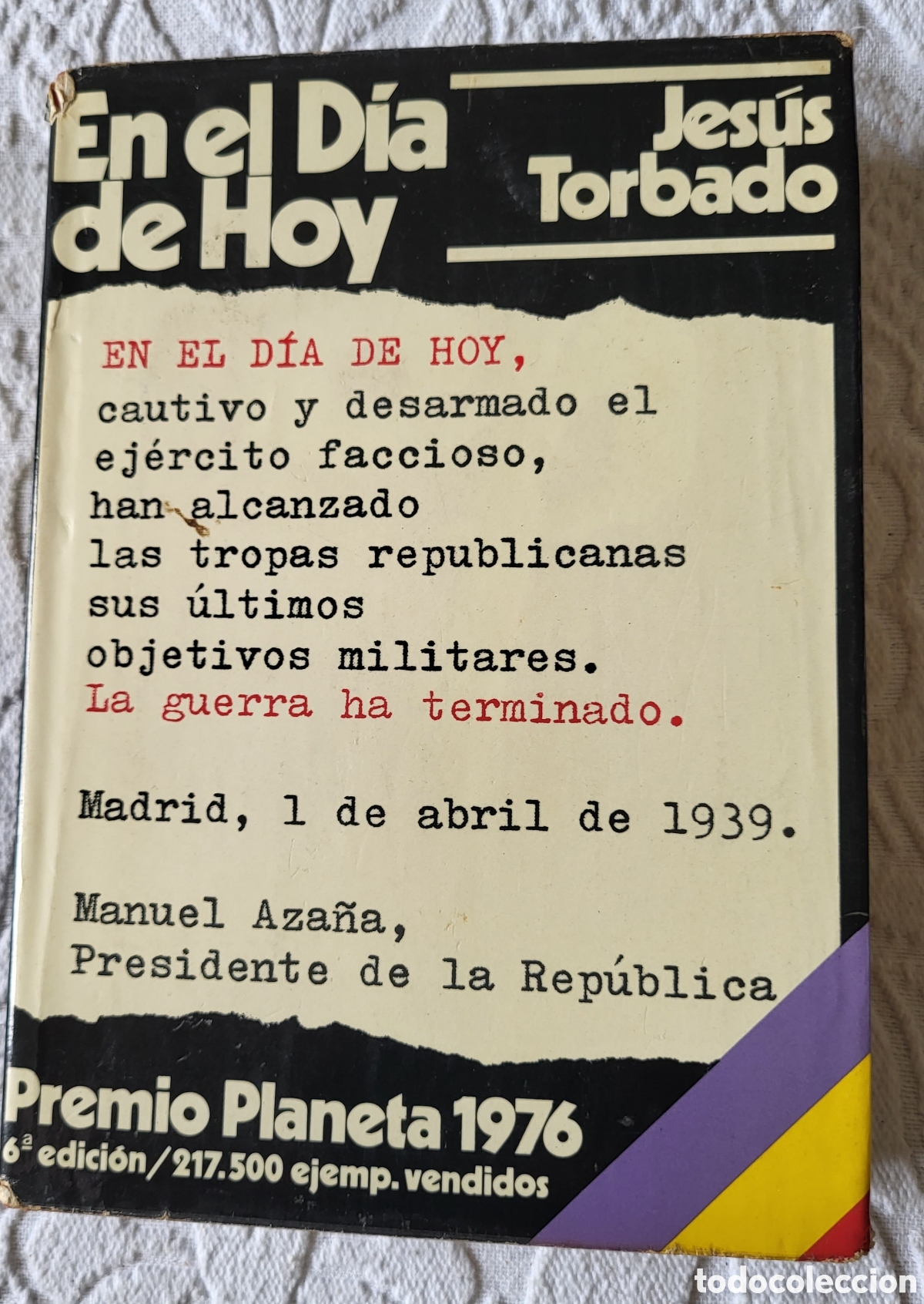 Libros: En el dia de hoy/Jesus Torbado - Foto 1