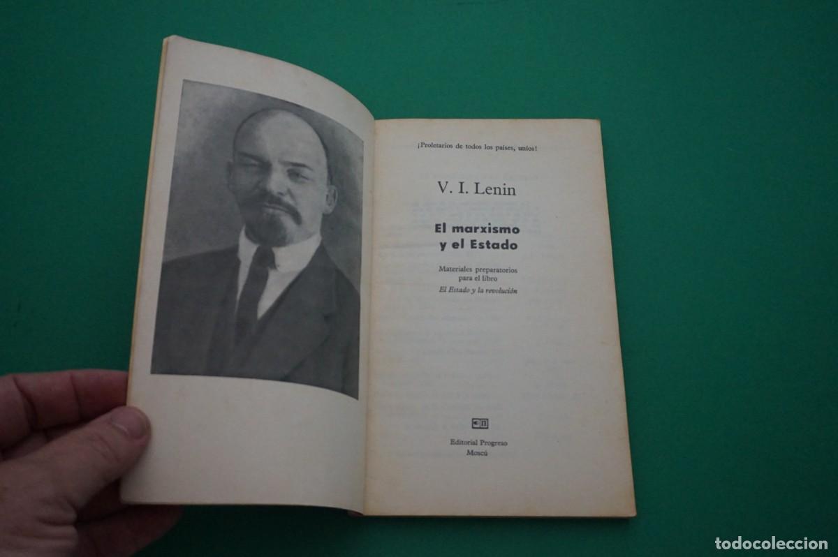 Libros: AMF-30C/ V.I. LENIN - EL MARXISMO Y EL ESTADO / EDITORIAL PROGRESO - Foto 2