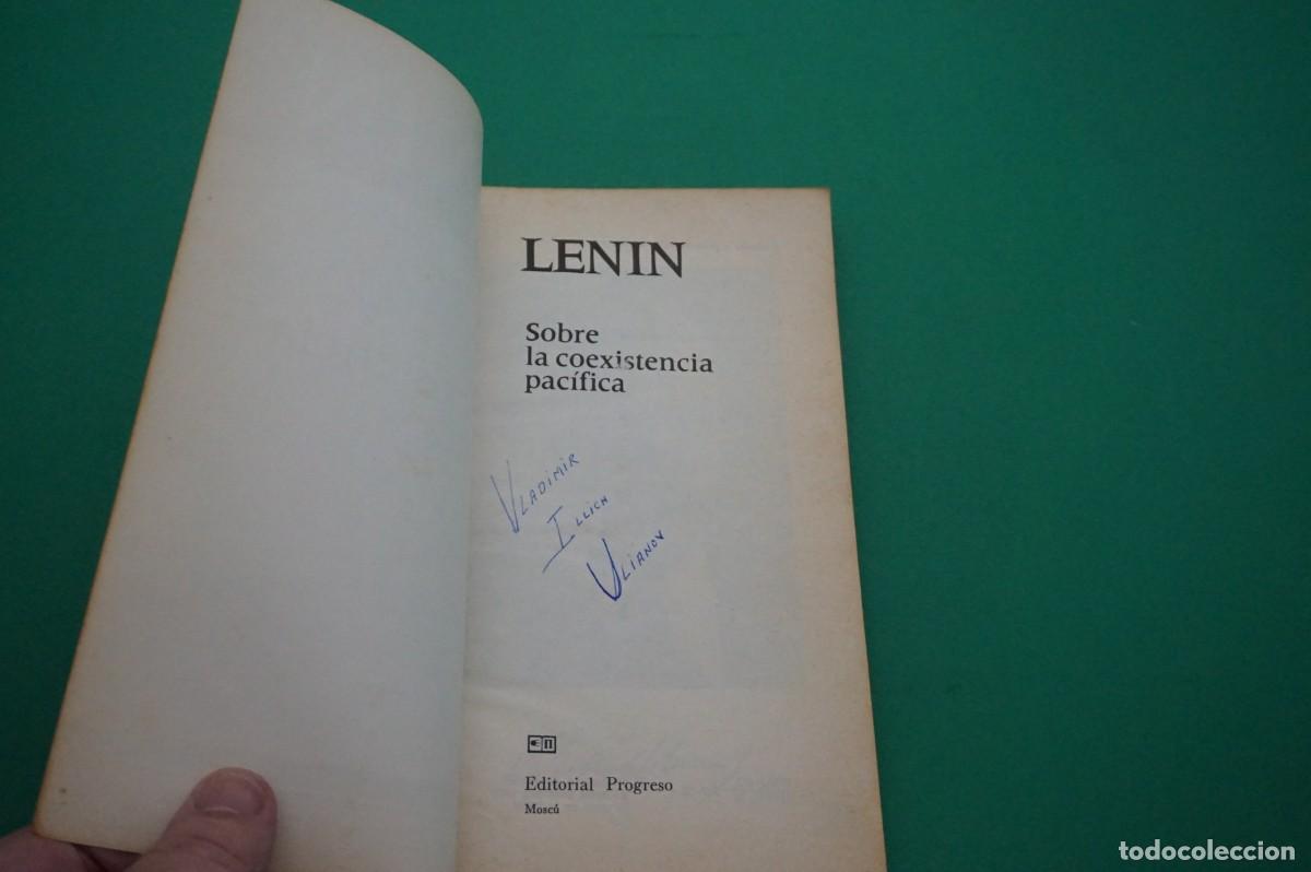Libros: AMF-30C/ SOBRE LA COEXISTENCIA PACIFICA - LENIN / EDITORIAL PROGRESO - Foto 2
