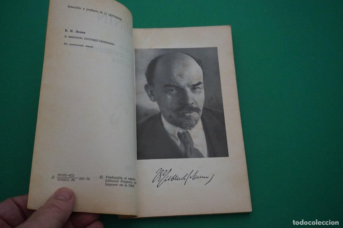 Libros: AMF-30C/ SOBRE LA COEXISTENCIA PACIFICA - LENIN / EDITORIAL PROGRESO - Foto 3