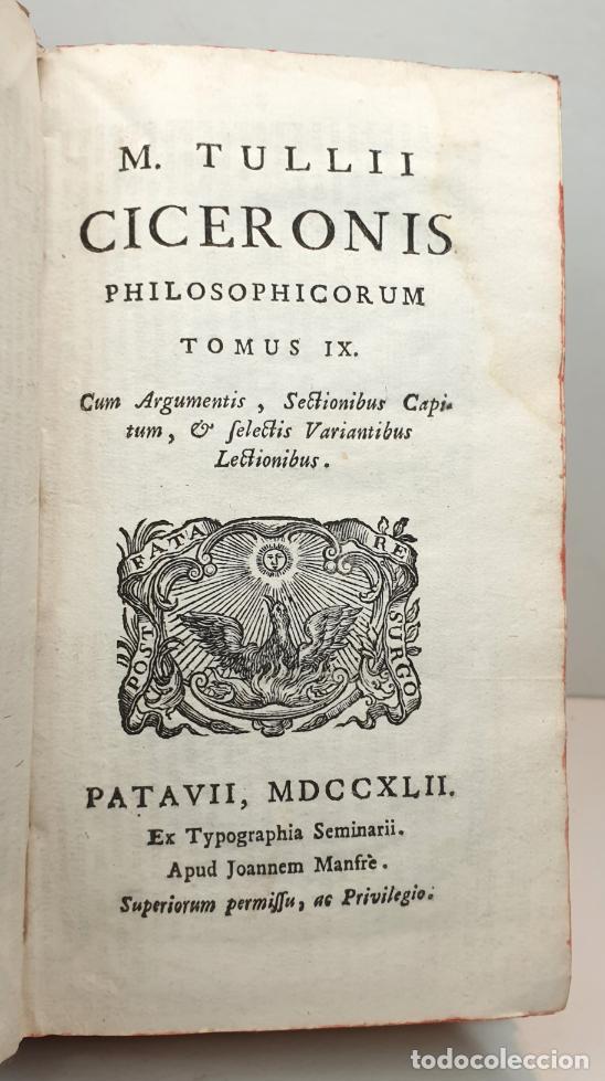 Libros: Philosophicorum. 2 tomos. Cum Argumentis, Sectionibus Capitum, Selectis v Variantibus Lectionibus. - - Foto 2