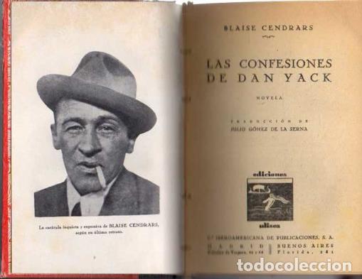Libros: LAS CONFESIONES DE DAN YACK. - CENDRARS, Blaise. - Foto 1
