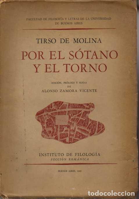Libros: POR EL SOTANO Y EL TORNO. - MOLINA, Tirso de. - Foto 1