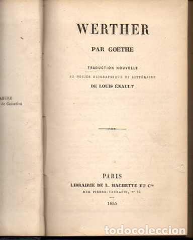 Libros: WERTHER. - GOETHE. - Foto 1