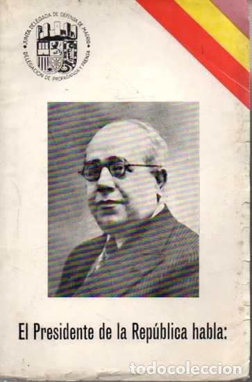 Libri di seconda mano: EL PRESIDENTE DE LA REP&Uacute;BLICA HABLA. DISCURSO PRONUNCIADO POR S. E. EL PRESIDENTE DE LA REP&Uacute;BLICA, M