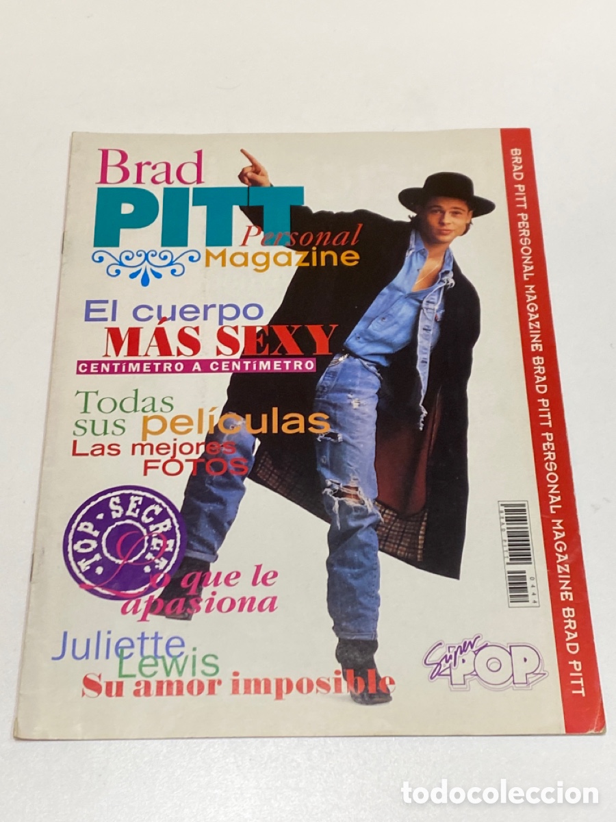 Libros: Brad Pitt Personal Magazine El Cuerpo m&aacute;s Sexy - S&uacute;per POP