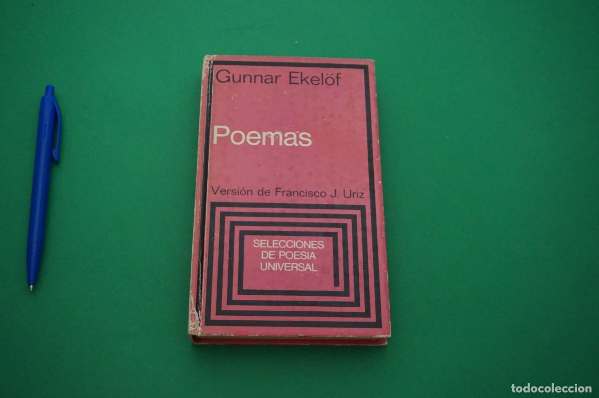 Libros: AMF-30C/ POEMAS - GUNNAR EKELOF - VERSION DE FRANCISCO J. URIZ - Foto 1