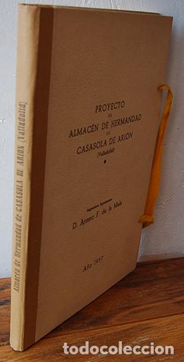 Libros: PROYECTO DE ALMAC&Eacute;N DE HERMANDAD DE CASASOLA DE ARI&Oacute;N (VALLADOLID) 1957 - ANTERO FERN&Aacute;NDEZ DE LA MEL